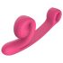 Snail Vibe Curve - 2u1 klitoris vibrator (roze)