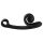 Snail Vibe Curve - 2u1 vibrator za klitoralnu stimulaciju (crna)