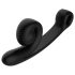 Snail Vibe Curve - 2u1 vibrator za klitoralnu stimulaciju (crna)