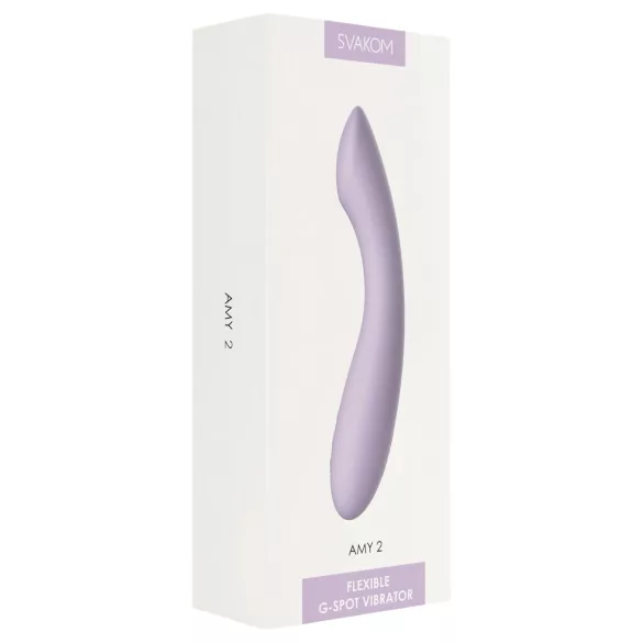 Svakom Amy 2 - punjivi, vodootporni G-tačka vibrator (ljubičasti)