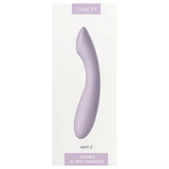 Svakom Amy 2 - punjivi, vodootporni G-tačka vibrator (ljubičasti)