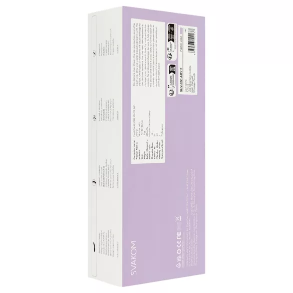 Svakom Amy 2 - punjivi, vodootporni G-tačka vibrator (ljubičasti)
