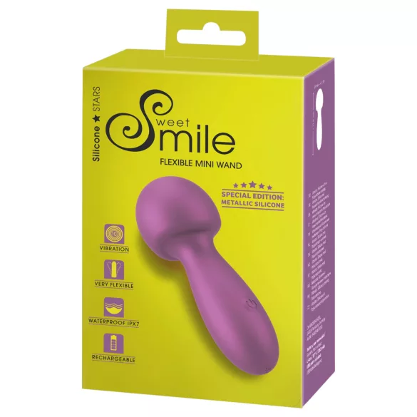 Sweet Smile - Fleksibilni mini vibrator (roze)