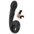 Crni Velvet - G i P tačka vibrator (crni)