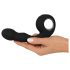 Crni Velvet - G i P tačka vibrator (crni)