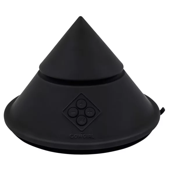 The Cowgirl Cone - pametna seks mašina sa različitim nastavcima (crna)