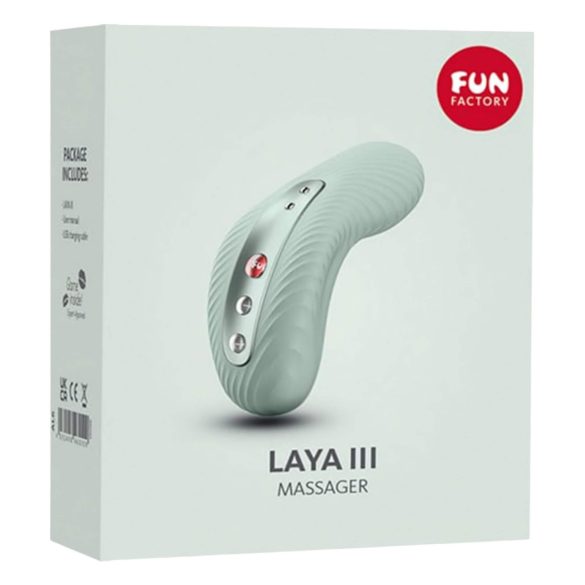 Fun Factory Laya III - vodootporni vibrator za klitoris (zeleni)