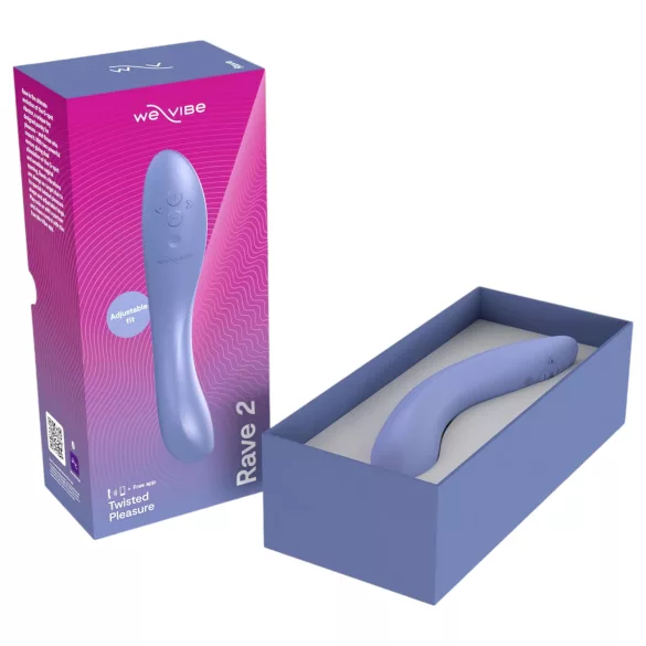 We-Vibe Rave 2 - vibratori za G-tačku sa upravljanjem preko aplikacije (plava)