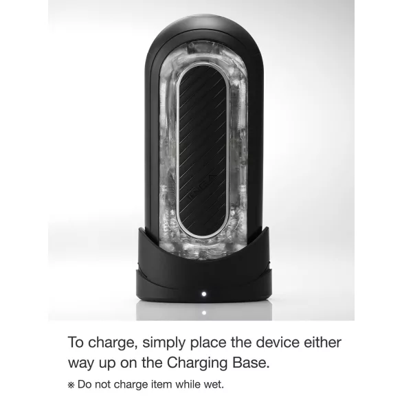 TENGA Flip Zero - snažan masturbator (crni)