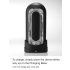 TENGA Flip Zero - snažan masturbator (crni)