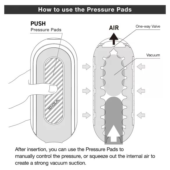 TENGA Flip Zero - snažan masturbator (crni)