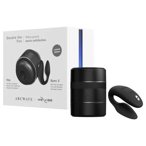 Arcwave Voy i We-Vibe Sync 2 - Double the Fun set (crna)