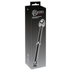 Rebel - metalni vibrator za prostatu (srebrni)