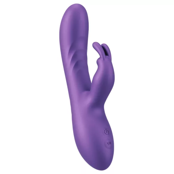 Smile - vibrator s nastavkom za klitoris (ljubičasti)