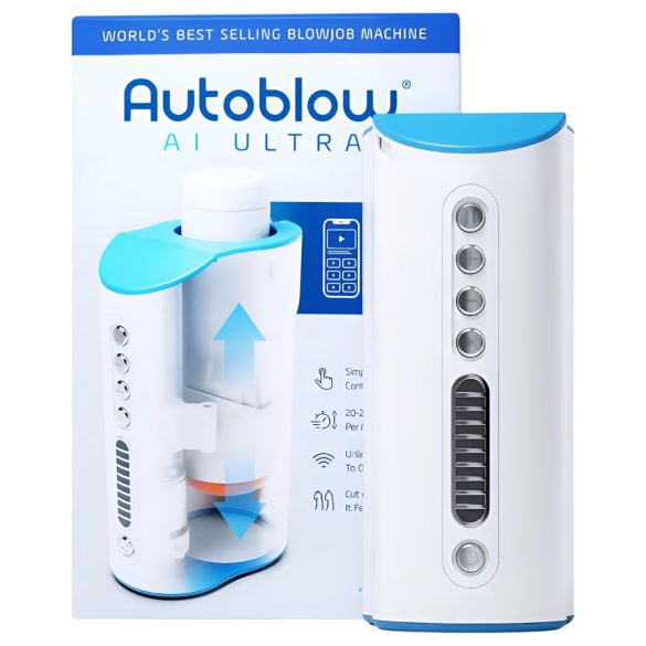 Autoblow A.I. Ultra - mrežni super-masturbator u beloj boji