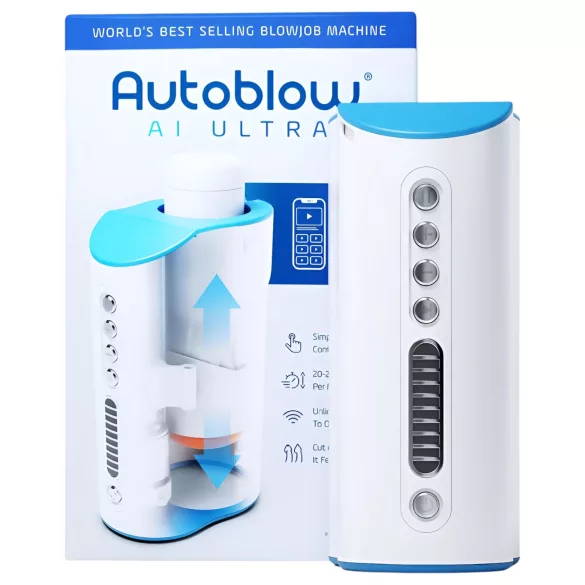 Autoblow A.I. Ultra - mrežni super-masturbator u beloj boji
