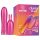 Durex Tease & Vibe - štapni vibrator sa zečjim stimulatorom klitorisa (roze)