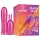 Durex Tease & Vibe - štapni vibrator sa zečjim stimulatorom klitorisa (roze)