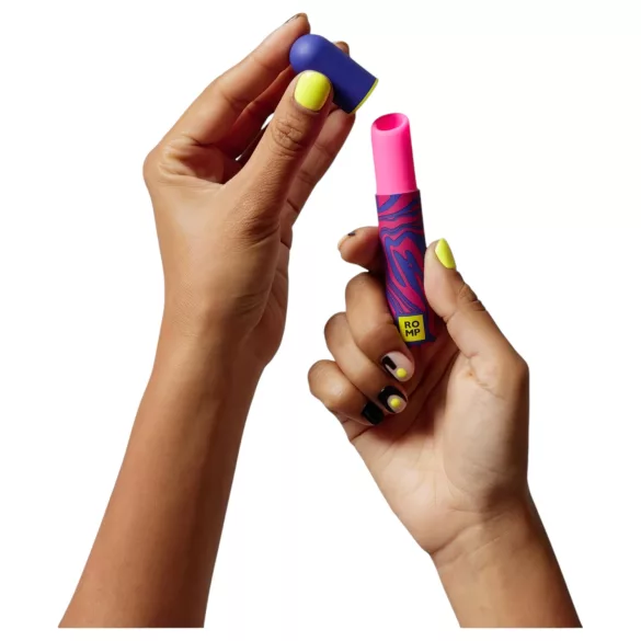 ROMP Ruž - akumulatorski vibrator sa talasima za klitoris (pink)