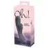 You2Toys - Oh! Rabbit vibrator sa klitoralnim nastavkom (crni)