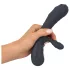 You2Toys - Oh! Rabbit vibrator sa klitoralnim nastavkom (crni)