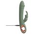 You2Toys - vibrator sa dodatkom za klitoris (zeleni)