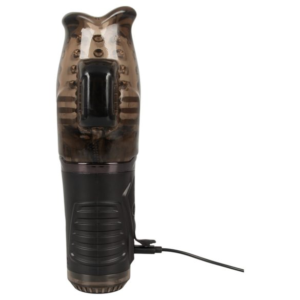 Stroker - usisavajući, vibrirajući masturbator (siva)