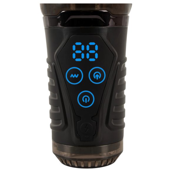 Stroker - usisavajući, vibrirajući masturbator (siva)