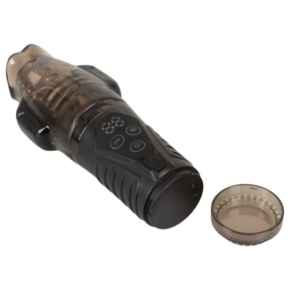 Stroker - usisavajući, vibrirajući masturbator (siva)