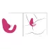 Womanizer Blend - G-tačka vibrator i stimulator klitorisa (roze)