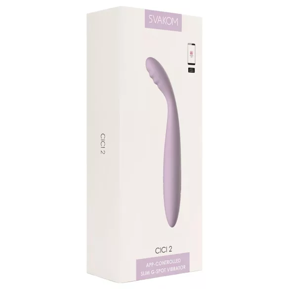 Svakom Cici 2 - G-tačka vibrator sa aplikacionim upravljanjem (ljubičasti)
