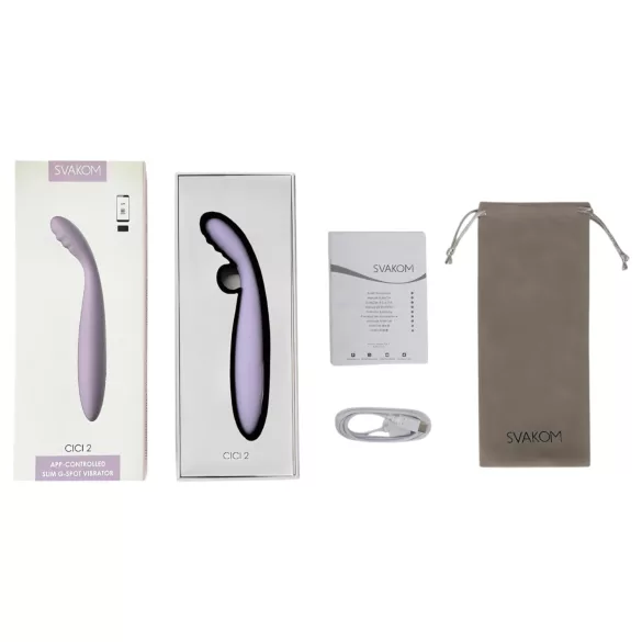 Svakom Cici 2 - G-tačka vibrator sa aplikacionim upravljanjem (ljubičasti)