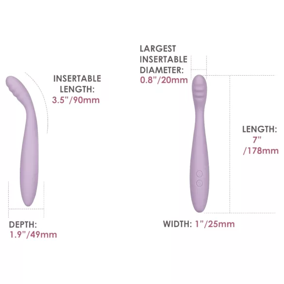 Svakom Cici 2 - G-tačka vibrator sa aplikacionim upravljanjem (ljubičasti)