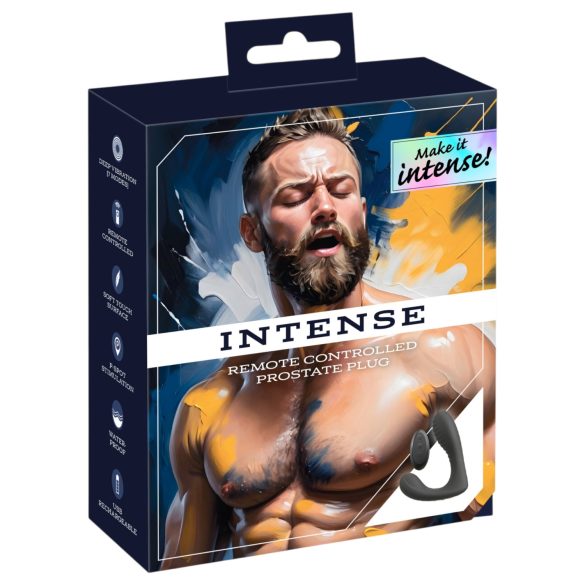 Intense - daljinski upravljivi vibrator za prostatu (crni)