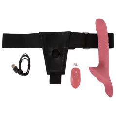 You2Toys - Set crvenih vibratora na kaiš