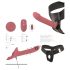 You2Toys - Set crvenih vibratora sa kaišem