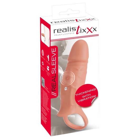 Realistixxx - Prsten s vibracijom za penis (prirodni)