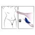 Smile - ultra tanka, daljinski upravljana gaćica vibrator (plava)