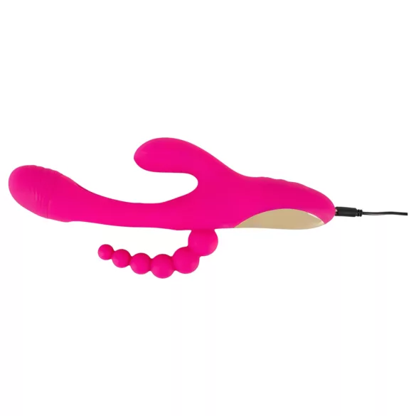 SMILE - trostruki jezičasti vibrator (pink)