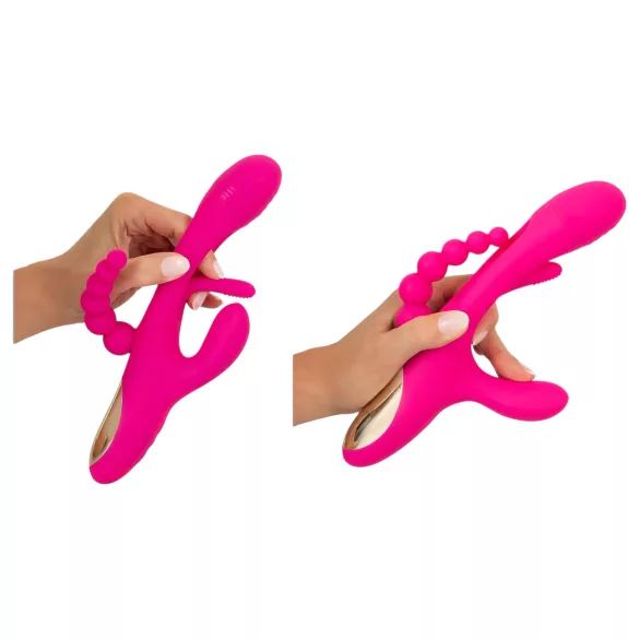 SMILE - trostruki jezičasti vibrator (pink)