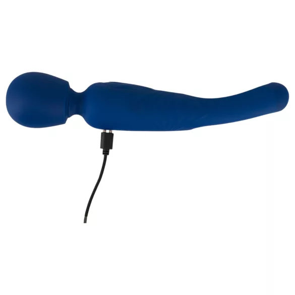 Smile - 2-u-1 vibrator sa jezičastim masažerom (plavi)