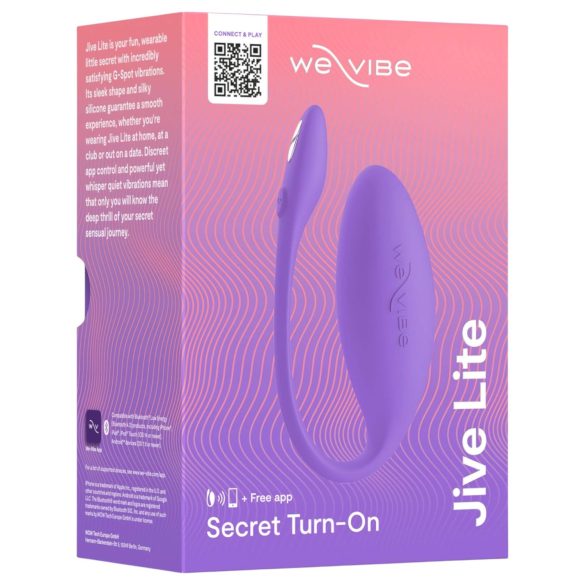We-Vibe Jive Lite - pametno akumulatorsko vibro jaje (ljubičasto)