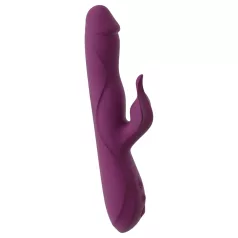   Javida - 3u1 potisni, rotirajući vibrator sa perlicama (ljubičasti)