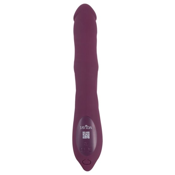 Javida - 3u1 potisni, rotirajući vibrator sa perlicama (ljubičasti)