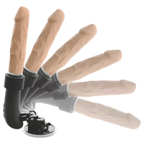 You2Toys RC Jebozovna Mašina - potisni vibrator (crna)