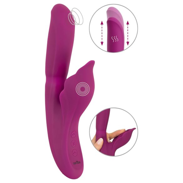 Javida - 4u1 vibrator za G-tačku i klitoris (ljubičasti)