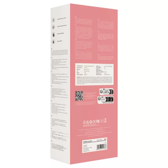 Svakom Ava Neo - pametni aplikacijom upravljani potiskujući G-tačka vibrator (roze)
