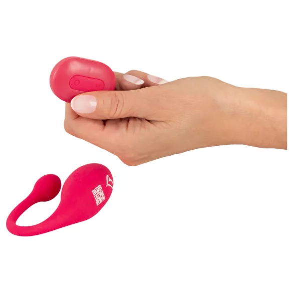 Beau Coeur Koral - vibrirajuće jaje sa daljinskim upravljačem (pink)