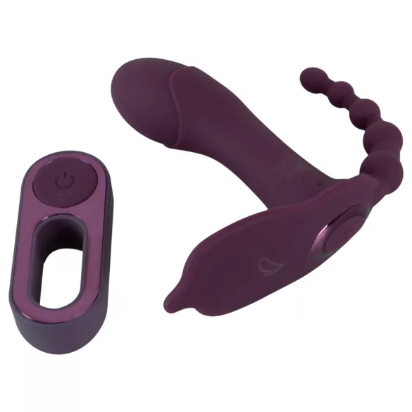 Beau Coeur Ariva - 3u1 gaćice vibratora (ljubičasta)