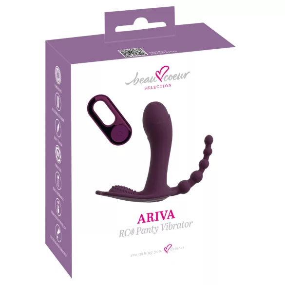 Beau Coeur Ariva - 3u1 gaćice vibratora (ljubičasta)